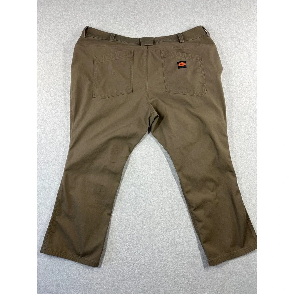 Brunt The Torra Pants Mens 46x30 Brown Canvas Water Repellent Articulated Knees